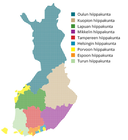 Suomen evankelis-luterilaisen kirkon hiippakunnat
