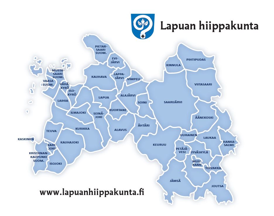 Hiippakunnan kartta