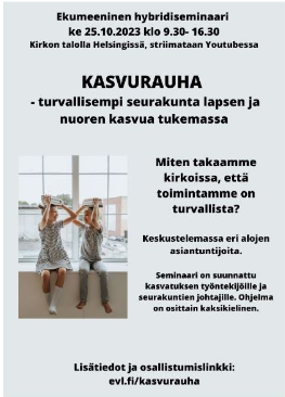 Kasvurauha-seminaarin ilmoituskuva